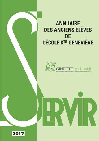 2017 / Ecole Sainte-Geneviève « Ginette » Versailles / Annuaire